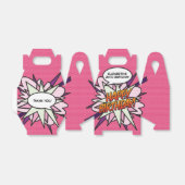 Fun Pink Modernes Comic buchen jedes Alter Geburts Geschenkschachtel (Ungefaltet)
