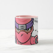 Fun Pink Ninja Tasse (Zentrum)