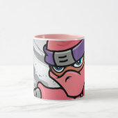 Fun Pink Ninja Tasse (Zentrum)