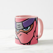 Fun Pink Ninja Tasse (VorderseiteRechts)