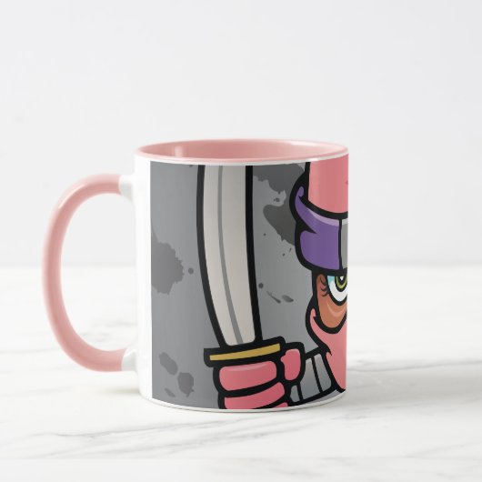 Fun Pink Ninja Tasse (Links)
