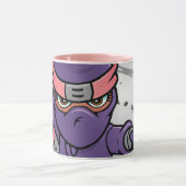 Fun Pink Ninja Tasse (Zentrum)
