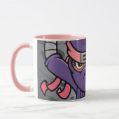 Fun Pink Ninja Tasse (Links)