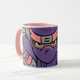 Fun Pink Ninja Tasse