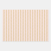 Fun Pink Orange Blue Floral Geometric Geschenkpapier Set (Vorderseite 3)