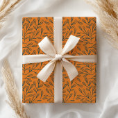 Fun Pink Orange Blue Floral Geometric Geschenkpapier Set