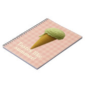 Fun Pink Spiral School Notebook Notizblock (Linke Seite)