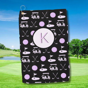 Fun Pink Stilvolles Golfdesign und kundenspezifisc Golfhandtuch