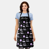 Fun Pink Stilvolles Golfdesign und kundenspezifisc Schürze (Getragen)