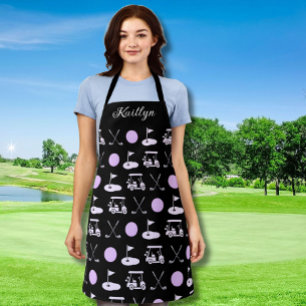 Fun Pink Stilvolles Golfdesign und kundenspezifisc Schürze