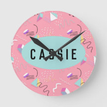 Fun Pink Throwback Graphics der 1990er Jahre