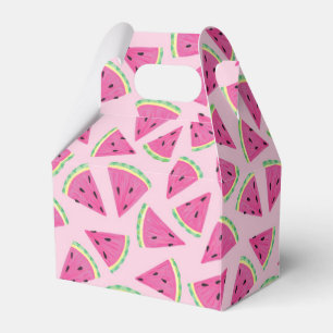 Fun Pink Tropical Summer Watermelon Muster Geschenkschachtel