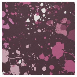 Fun Pink und Lila Paint Spritzer Stoff