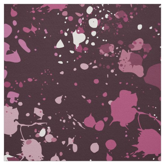 Fun Pink und Lila Paint Spritzer Stoff (Muster)