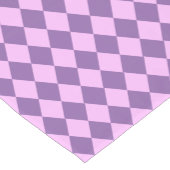 Fun Pink und Orchid Lila Harlequin Design Kurzer Tischläufer (Ecke)