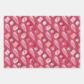 Fun Pink und Peppermint Candy Lane Collection Geschenkpapier Set (Vorderseite 3)