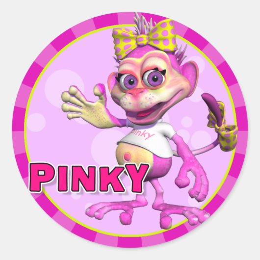 Fun Pinky Stickers (Vorderseite)