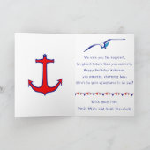 Fun Pirate Age Special Happy Birthday Card Karte (Innenseite)