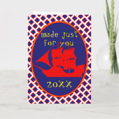 Fun Pirate Age Special Happy Birthday Card Karte (Rückseite)