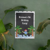 Fun Pirate Birthday Party-Zeichen Poster
