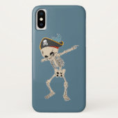 Fun Pirate Dance Halloween Skeleton Dab Case-Mate iPhone Hülle (Rückseite)