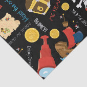 Fun Pirate Muster Party Papier (Ausschnitt)