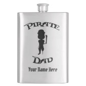 Fun Pirate Vater Flachmann (Vorderseite)