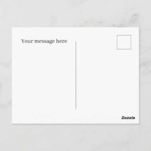 Fun Pizza Liebhaber fügen Text Postkarte (Rückseite)