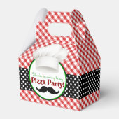 Fun Pizza Party Vielen Dank Geschenkschachtel (Rückseite)