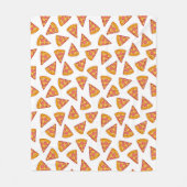 Fun Pizza Slice Pattern Fleecedecke (Vorderseite)