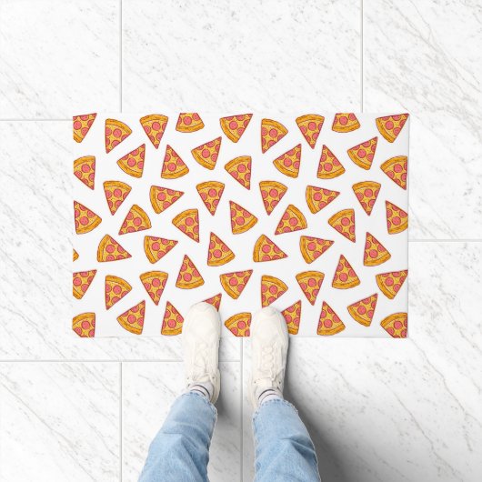 Fun Pizza Slice Pattern Fußmatte (Indoor)