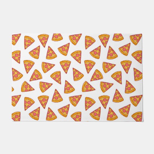 Fun Pizza Slice Pattern Fußmatte (Vorderseite)
