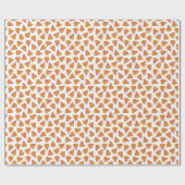 Fun Pizza Slice Pattern Geschenkpapier (Flach)