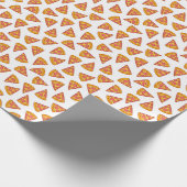 Fun Pizza Slice Pattern Geschenkpapier (Ecke)