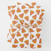 Fun Pizza Slice Pattern Geschenkpapier Set (Beispiel)