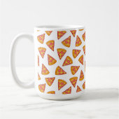 Fun Pizza Slice Pattern Kaffeetasse (Links)