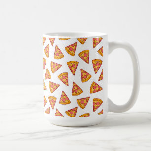 Fun Pizza Slice Pattern Kaffeetasse