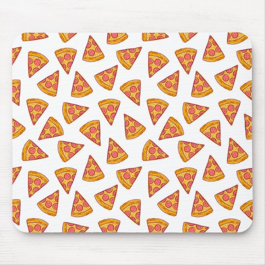 Fun Pizza Slice Pattern Mousepad (Vorne)