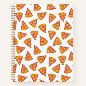 Fun Pizza Slice Pattern Notizblock (Vorderseite)