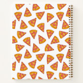 Fun Pizza Slice Pattern Notizblock (Rückseite)