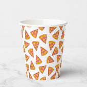 Fun Pizza Slice Pattern Pappbecher (Links)