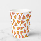 Fun Pizza Slice Pattern Pappbecher (Rechts)