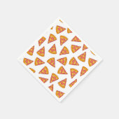 Fun Pizza Slice Pattern Serviette (Ecke)