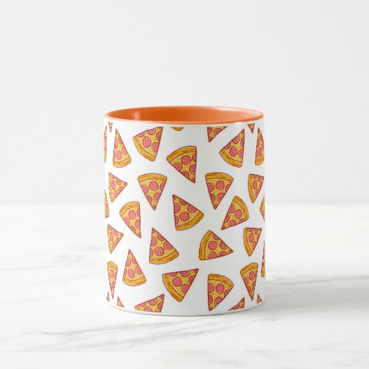 Fun Pizza Slice Pattern Tasse (Zentrum)