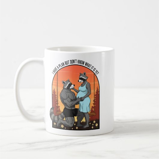 Fun Planning Silly Raccoon Quote Parents Pregnancy Kaffeetasse (Links)
