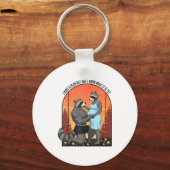 Fun Planning Silly Raccoon Quote Parents Pregnancy Schlüsselanhänger (Vorderseite)