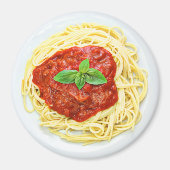 Fun Plate Spaghetti Kühlschrank Magnet (Vorne)