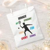 Fun player tennis geschenktütchen (Ausgeschnitten)
