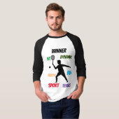 Fun player tennis T-Shirt (Vorne ganz)