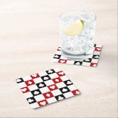 Fun Poker Party Anzug Muster Untersetzer (Vor Ort)